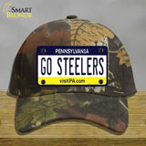 Go Steelers Novelty License Plate Hat Tag Cotton / Camoflauge