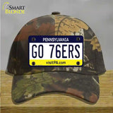 Go 76ers Novelty License Plate Hat Tag Cotton / Camoflauge