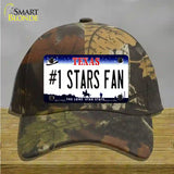 Number 1 Stars Fan Novelty License Plate Hat Tag Cotton / Camoflauge