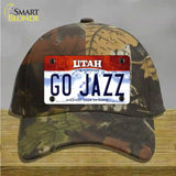 Go Jazz Novelty License Plate Hat Tag Cotton / Camoflauge