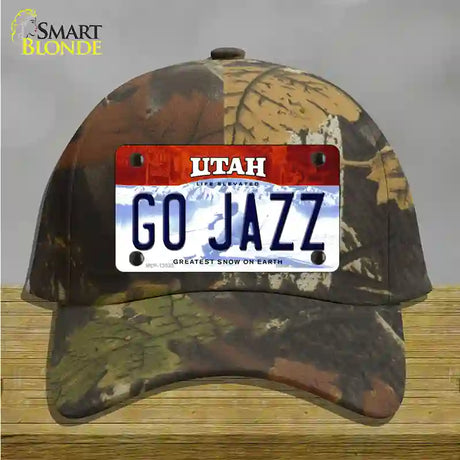 Go Jazz Novelty License Plate Hat Tag Cotton / Camoflauge