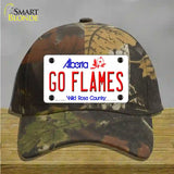 Go Flames Novelty License Plate Hat Tag Cotton / Camoflauge