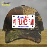 Number 1 Flames Fan Novelty License Plate Hat Tag Cotton / Camoflauge