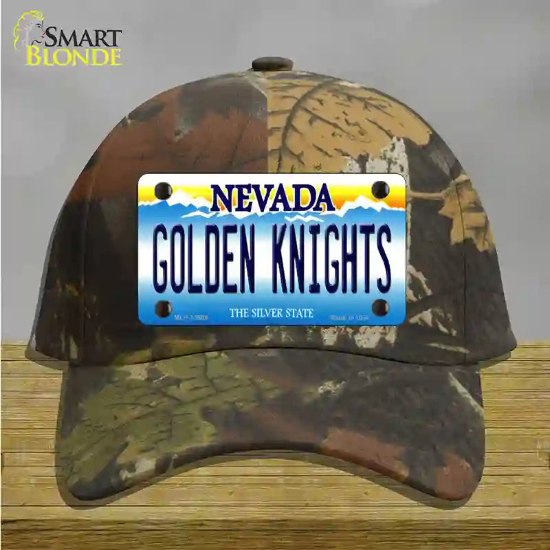 Golden Knights Novelty License Plate Hat Tag Cotton / Camoflauge