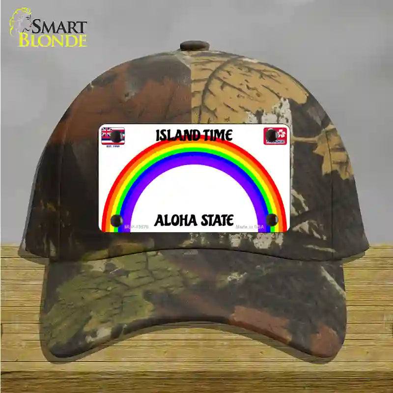 Hawaii Blank Novelty License Plate Hat Tag Cotton / Camoflauge