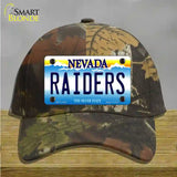 Raiders Nevada Novelty License Plate Hat Tag Cotton / Camoflauge