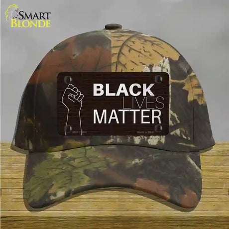 Black Lives Matter Fist Brick Novelty License Plate Hat Tag Cotton / Camoflauge