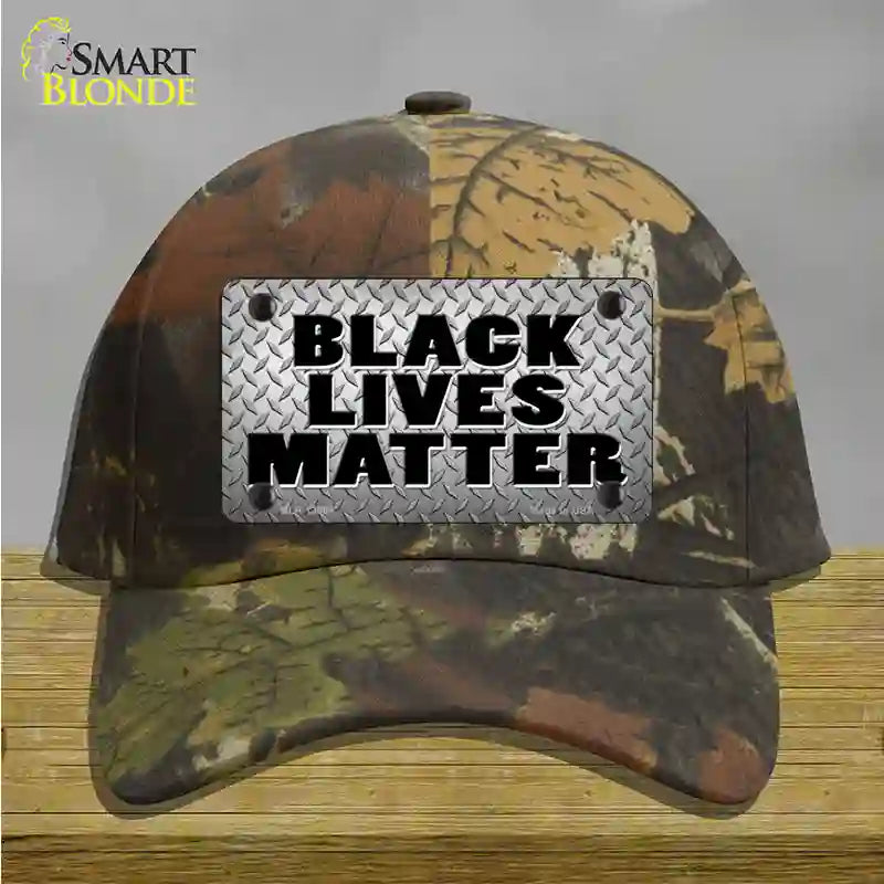 Black Lives Matter Diamond Plate Novelty License Plate Hat Tag Cotton / Camoflauge