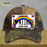 I Heart Niihau Novelty License Plate Hat Tag Cotton / Camoflauge