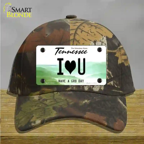 I Heart You Novelty License Plate Hat Tag Cotton / Camoflauge