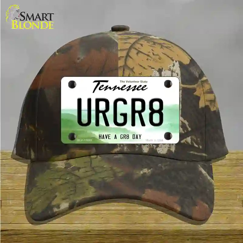 URGR8 Novelty License Plate Hat Tag Cotton / Camoflauge