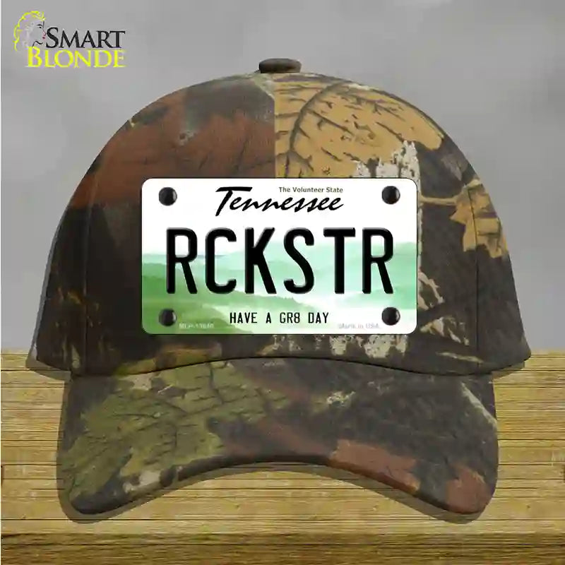 Rockstar Novelty License Plate Hat Tag Cotton / Camoflauge