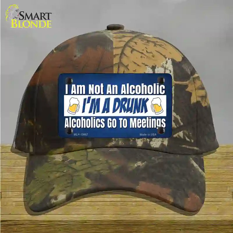 Im A Drunk Novelty License Plate Hat Tag Cotton / Camoflauge