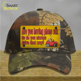 Are You Having Phone Sex Novelty License Plate Hat Tag Cotton / Camoflauge