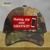 Hang Up and Drive Novelty License Plate Hat Tag Cotton / Camoflauge