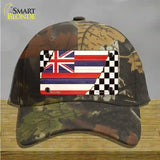 Hawaii Racing Flag Novelty License Plate Hat Tag Cotton / Camoflauge