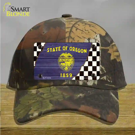 Oregon Racing Flag Novelty License Plate Hat Tag Cotton / Camoflauge