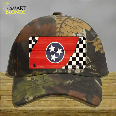 Tennessee Racing Flag Novelty License Plate Hat Tag Cotton / Camoflauge