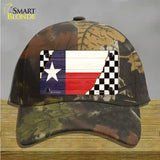 Texas Racing Flag Novelty License Plate Hat Tag Cotton / Camoflauge