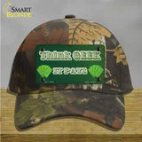 Think Geek Novelty License Plate Hat Tag Cotton / Camoflauge