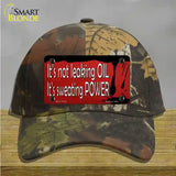 Its Not Leaking Oil Novelty License Plate Hat Tag Cotton / Camoflauge