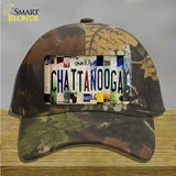 Chattanooga Strip Art Novelty License Plate Hat Tag Cotton / Camoflauge