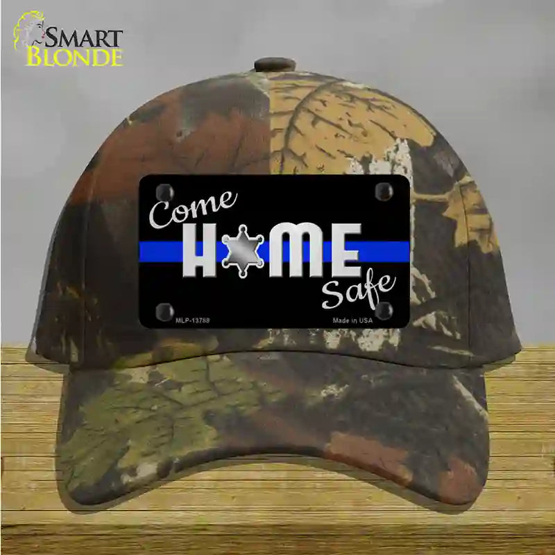 Come Home Safe Novelty License Plate Hat Tag Cotton / Camoflauge