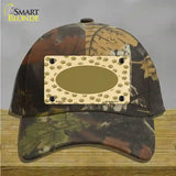 Paw With Center Oval Novelty License Plate Hat Cotton / Camoflauge