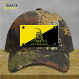 Dont Tread On Me Yellow|Black Novelty License Plate Hat Cotton / Camoflauge