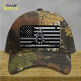 Dont Tread On Me American Flag Novelty License Plate Hat Cotton / Camoflauge