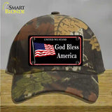 God Bless America Novelty License Plate Hat Cotton / Camoflauge