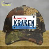 Kraken Washington Novelty License Plate Hat Tag Cotton / Camoflauge