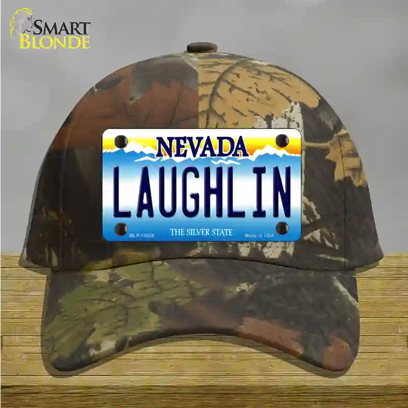 Laughlin Nevada Novelty License Plate Hat Tag Cotton / Camoflauge