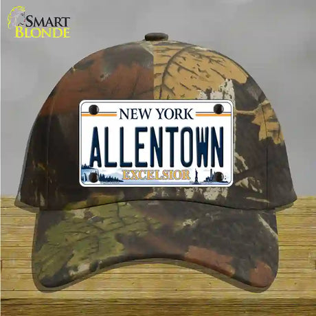 Allentown Excelsior New York Novelty License Plate Hat Tag Cotton / Camoflauge