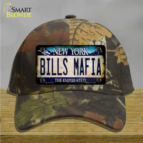 Bills Mafia Novelty License Plate Hat Tag Cotton / Camoflauge