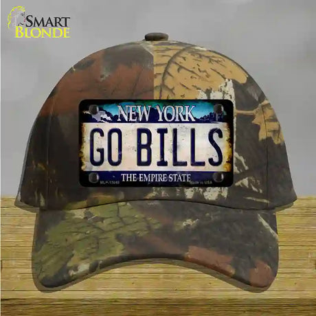 Go Bills New York Rusty Novelty License Plate Hat Tag Cotton / Camoflauge