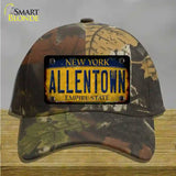 Allentown NY Yellow Rusty Novelty License Plate Hat Tag Cotton / Camoflauge