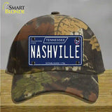 Nashville Tennessee Blue Novelty License Plate Hat Tag Cotton / Camoflauge