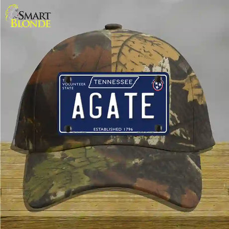 Agate Tennessee Blue Novelty License Plate Hat Tag Cotton / Camoflauge