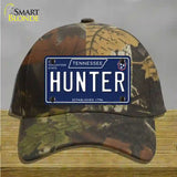 Hunter Tennessee Blue Novelty License Plate Hat Tag Cotton / Camoflauge