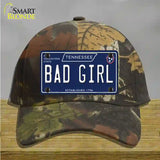 Bad Girl Tennessee Blue Novelty License Plate Hat Tag Cotton / Camoflauge