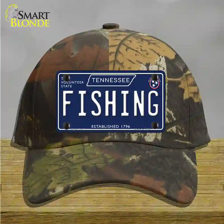 Fishing Tennessee Blue Novelty License Plate Hat Tag Cotton / Camoflauge