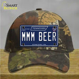 Mmm Beer Tennessee Blue Novelty License Plate Hat Tag Cotton / Camoflauge