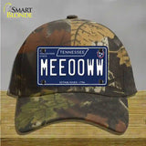 Meeooww Tennessee Blue Novelty License Plate Hat Tag Cotton / Camoflauge