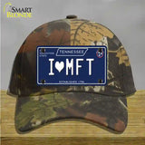 I Heart MFT Tennessee Blue Novelty License Plate Hat Tag Cotton / Camoflauge