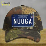 Nooga Tennessee Blue Novelty License Plate Hat Tag Cotton / Camoflauge