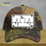 Apple Heart Beat Novelty License Plate Hat Tag Cotton / Camoflauge