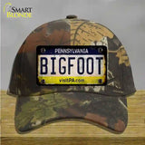 Bigfoot Pennsylvania Novelty License Plate Hat Tag Cotton / Camoflauge