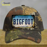 Bigfoot Connecticut Novelty License Plate Hat Tag Cotton / Camoflauge