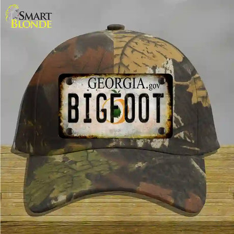 Bigfoot Georgia Novelty License Plate Hat Tag Cotton / Camoflauge